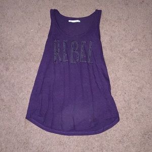 Purple “Rebel” tank top